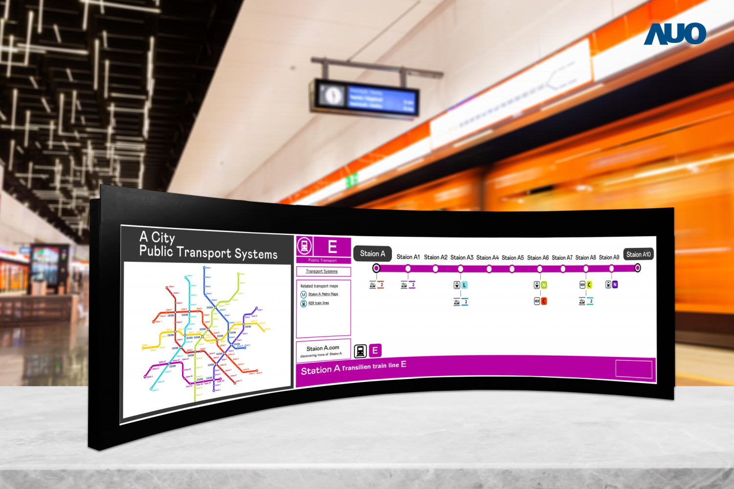 K8·凯发(中国)天生赢家·一触即发運用獨家TARTAN顯示技術，開發出全球最大58.6吋R1000曲面長條屏顯示器，在交通與移動領域的廣泛應用，為使用者提供清晰、完整的資訊內容，進而提升服務滿意度