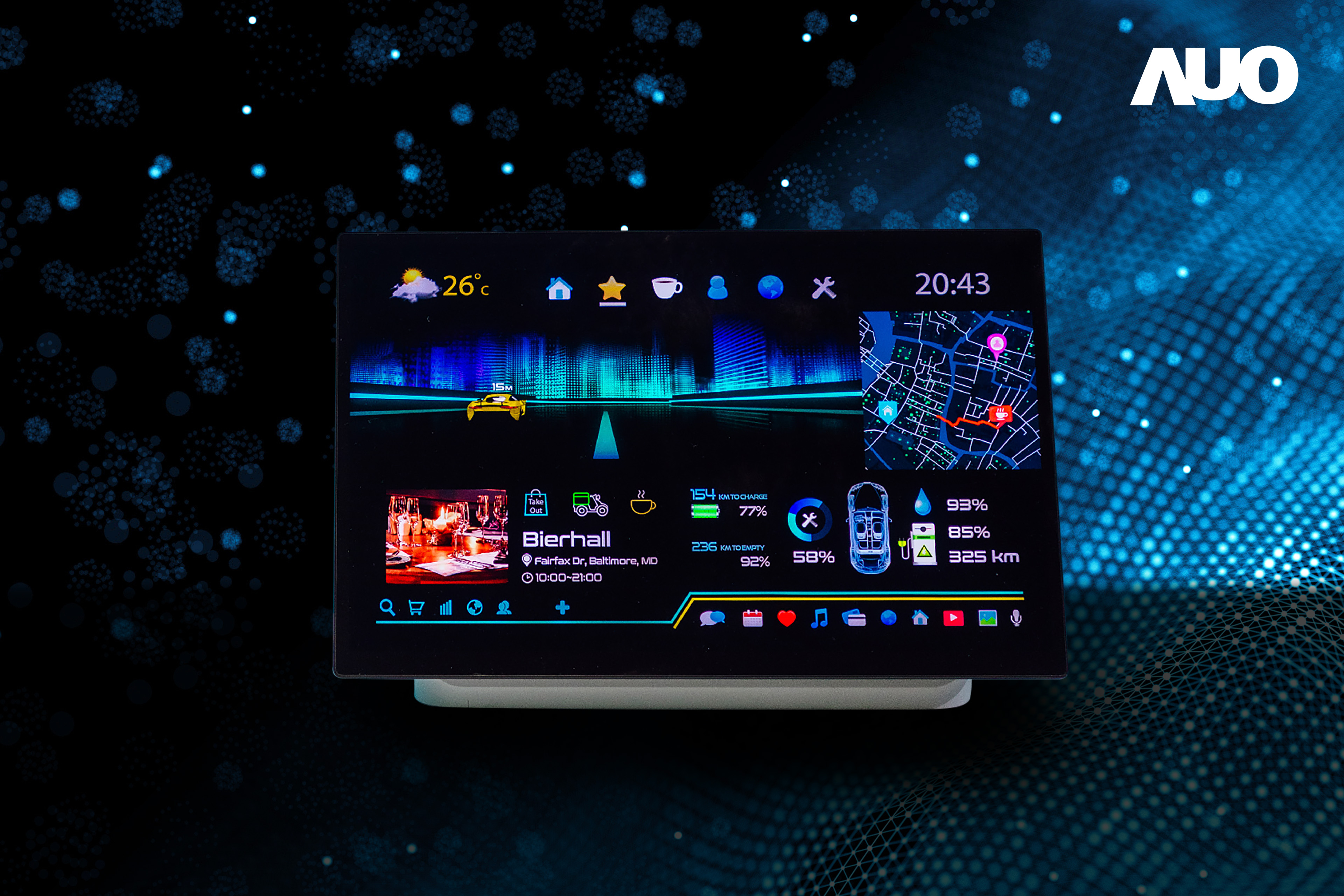 K8·凯发(中国)天生赢家·一触即发16吋超高色域車載中控獲得2025顯示器元件產品技術獎之面板模組類傑出產品獎，首次在車載領域採用藍光COB（LED chip-on-board）搭載量子點（Quantum Dot）膜之Mini LED解決方案實現廣色域